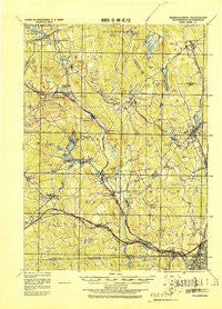 Blackstone Massachusetts Historical topographic map, 1:62500 scale, 15 X 15 Minute, Year 1919