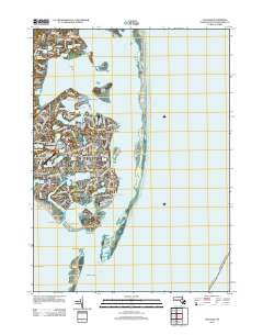 Chatham Massachusetts Historical topographic map, 1:24000 scale, 7.5 X 7.5 Minute, Year 2012
