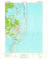 Chatham Massachusetts Historical topographic map, 1:24000 scale, 7.5 X 7.5 Minute, Year 1961