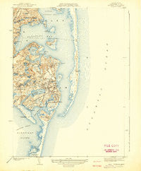 Chatham Massachusetts Historical topographic map, 1:31680 scale, 7.5 X 7.5 Minute, Year 1942