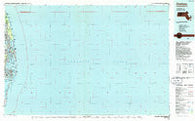 Chatham Massachusetts Historical topographic map, 1:100000 scale, 30 X 60 Minute, Year 1986