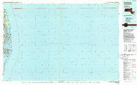 Chatham Massachusetts Historical topographic map, 1:100000 scale, 30 X 60 Minute, Year 1986