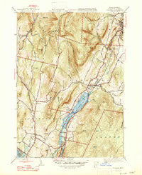 Cheshire Massachusetts Historical topographic map, 1:31680 scale, 7.5 X 7.5 Minute, Year 1947