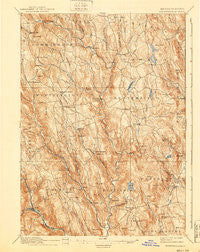 Chesterfield Massachusetts Historical topographic map, 1:62500 scale, 15 X 15 Minute, Year 1895