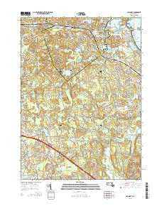 Cohasset Massachusetts Current topographic map, 1:24000 scale, 7.5 X 7.5 Minute, Year 2015