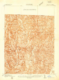 Colrain Massachusetts Historical topographic map, 1:24000 scale, 7.5 X 7.5 Minute, Year 1937