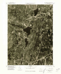 East Brookfield Massachusetts Historical topographic map, 1:25000 scale, 7.5 X 7.5 Minute, Year 1975