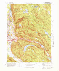East Lee Massachusetts Historical topographic map, 1:25000 scale, 7.5 X 7.5 Minute, Year 1973