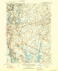 East Providence Rhode Island Historical topographic map, 1:31680 scale, 7.5 X 7.5 Minute, Year 1941