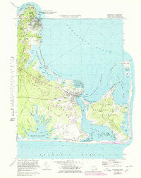Edgartown Massachusetts Historical topographic map, 1:25000 scale, 7.5 X 7.5 Minute, Year 1972