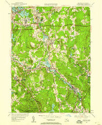 Grafton Massachusetts Historical topographic map, 1:24000 scale, 7.5 X 7.5 Minute, Year 1953