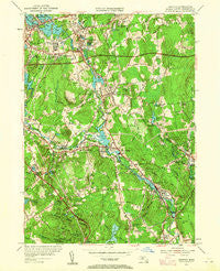 Grafton Massachusetts Historical topographic map, 1:24000 scale, 7.5 X 7.5 Minute, Year 1953