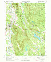 Great Barrington Massachusetts Historical topographic map, 1:24000 scale, 7.5 X 7.5 Minute, Year 1973