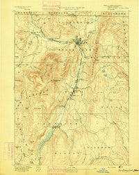 Greylock Massachusetts Historical topographic map, 1:62500 scale, 15 X 15 Minute, Year 1893