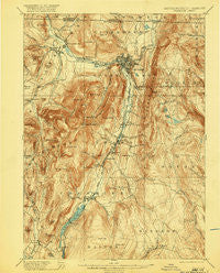 Greylock Massachusetts Historical topographic map, 1:62500 scale, 15 X 15 Minute, Year 1898