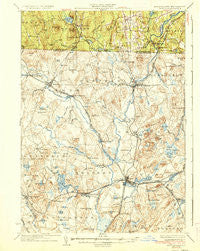 Groton Massachusetts Historical topographic map, 1:62500 scale, 15 X 15 Minute, Year 1936