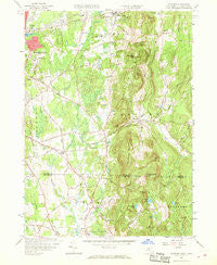 Hampden Massachusetts Historical topographic map, 1:24000 scale, 7.5 X 7.5 Minute, Year 1958