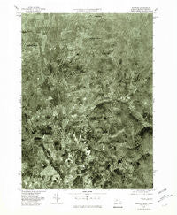 Hampden Massachusetts Historical topographic map, 1:25000 scale, 7.5 X 7.5 Minute, Year 1975
