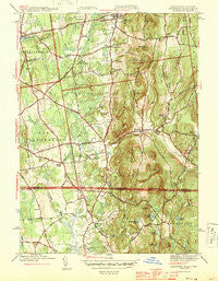 Hampden Massachusetts Historical topographic map, 1:31680 scale, 7.5 X 7.5 Minute, Year 1944