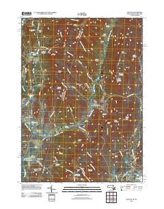 Hancock Massachusetts Historical topographic map, 1:24000 scale, 7.5 X 7.5 Minute, Year 2012