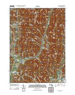 Hancock Massachusetts Historical topographic map, 1:24000 scale, 7.5 X 7.5 Minute, Year 2012