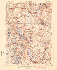 Hanover Massachusetts Historical topographic map, 1:31680 scale, 7.5 X 7.5 Minute, Year 1940