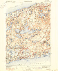 Harwich Massachusetts Historical topographic map, 1:31680 scale, 7.5 X 7.5 Minute, Year 1943