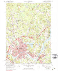 Haverhill Massachusetts Historical topographic map, 1:24000 scale, 7.5 X 7.5 Minute, Year 1972