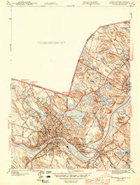 Haverhill Massachusetts Historical topographic map, 1:31680 scale, 7.5 X 7.5 Minute, Year 1943