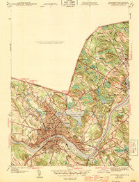 Haverhill Massachusetts Historical topographic map, 1:31680 scale, 7.5 X 7.5 Minute, Year 1943