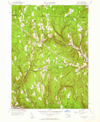 Heath Massachusetts Historical topographic map, 1:24000 scale, 7.5 X 7.5 Minute, Year 1961