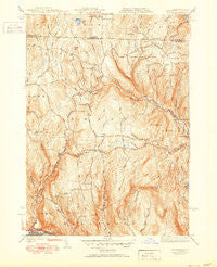 Heath Massachusetts Historical topographic map, 1:31680 scale, 7.5 X 7.5 Minute, Year 1945