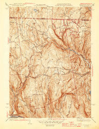 Heath Massachusetts Historical topographic map, 1:31680 scale, 7.5 X 7.5 Minute, Year 1945