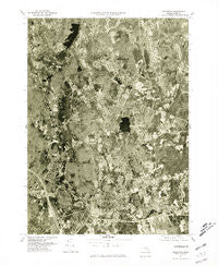 Holliston Massachusetts Historical topographic map, 1:25000 scale, 7.5 X 7.5 Minute, Year 1977