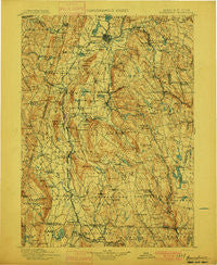 Housatonic Massachusetts Historical topographic map, 1:125000 scale, 30 X 30 Minute, Year 1900