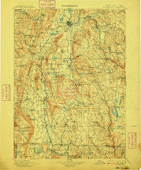 Housatonic Massachusetts Historical topographic map, 1:125000 scale, 30 X 30 Minute, Year 1900