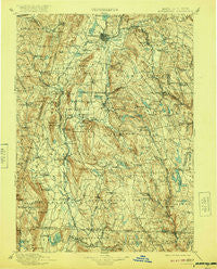 Housatonic Massachusetts Historical topographic map, 1:125000 scale, 30 X 30 Minute, Year 1900