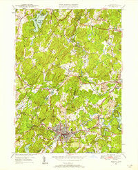 Hudson Massachusetts Historical topographic map, 1:24000 scale, 7.5 X 7.5 Minute, Year 1950
