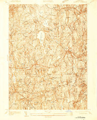 Leicester Massachusetts Historical topographic map, 1:24000 scale, 7.5 X 7.5 Minute, Year 1937