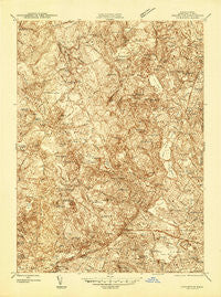 Lexington Massachusetts Historical topographic map, 1:24000 scale, 7.5 X 7.5 Minute, Year 1944