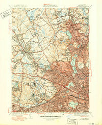 Lexington Massachusetts Historical topographic map, 1:31680 scale, 7.5 X 7.5 Minute, Year 1946