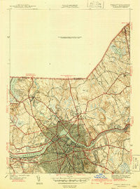 Lowell Massachusetts Historical topographic map, 1:31680 scale, 7.5 X 7.5 Minute, Year 1941