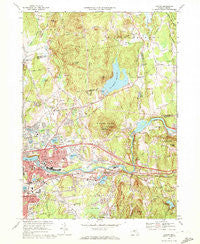 Ludlow Massachusetts Historical topographic map, 1:24000 scale, 7.5 X 7.5 Minute, Year 1969