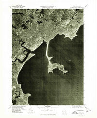Lynn Massachusetts Historical topographic map, 1:25000 scale, 7.5 X 7.5 Minute, Year 1977