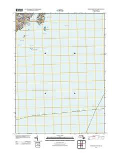 Marblehead South Massachusetts Historical topographic map, 1:24000 scale, 7.5 X 7.5 Minute, Year 2012