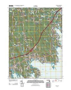 Marion Massachusetts Historical topographic map, 1:24000 scale, 7.5 X 7.5 Minute, Year 2012