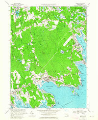 Marion Massachusetts Historical topographic map, 1:24000 scale, 7.5 X 7.5 Minute, Year 1962