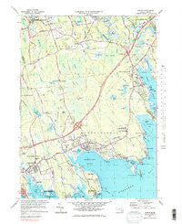 Marion Massachusetts Historical topographic map, 1:25000 scale, 7.5 X 7.5 Minute, Year 1977