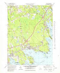 Marion Massachusetts Historical topographic map, 1:25000 scale, 7.5 X 7.5 Minute, Year 1977