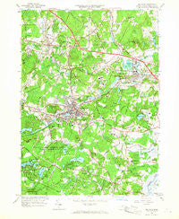 Maynard Massachusetts Historical topographic map, 1:24000 scale, 7.5 X 7.5 Minute, Year 1965